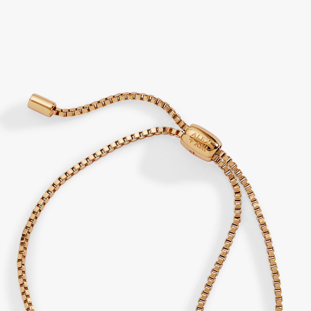 Pearlized Dove 'Peace' Pull Chain Bracelet Gold | Alex and Ani