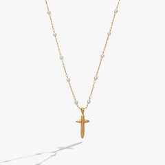 Cross Philippians 4:13 Pendant Necklace Gold | Alex and Ani