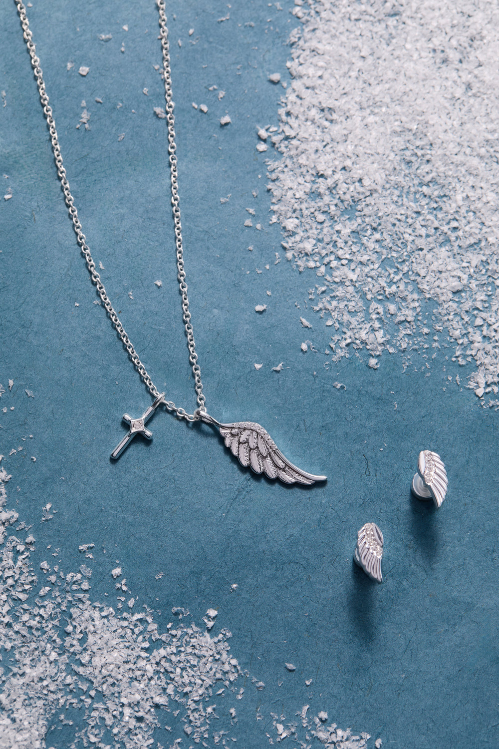 Faith Duo Charm Necklace Silver | Alex and Ani
