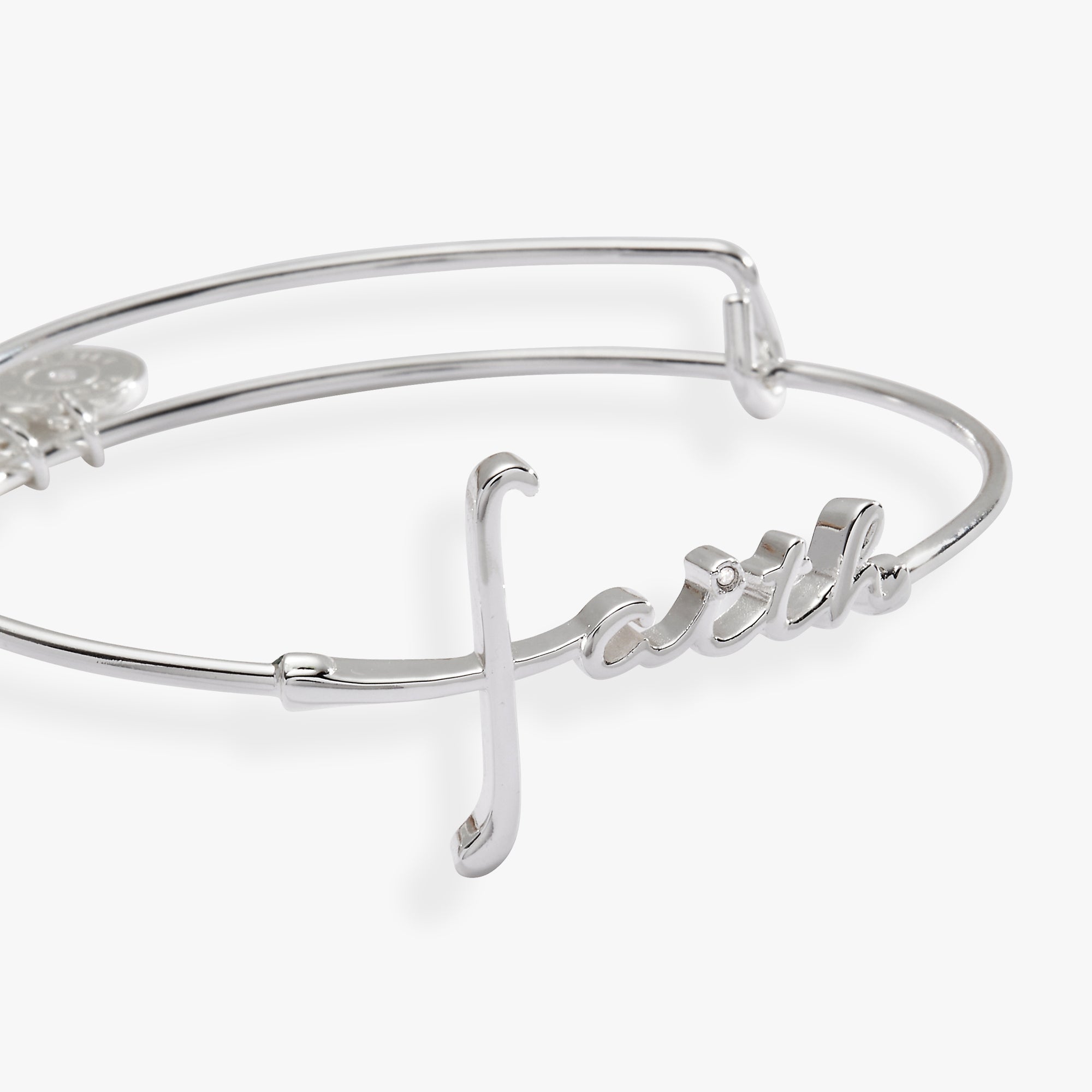 Faith In-Line Bracelet Gold | Alex and Ani