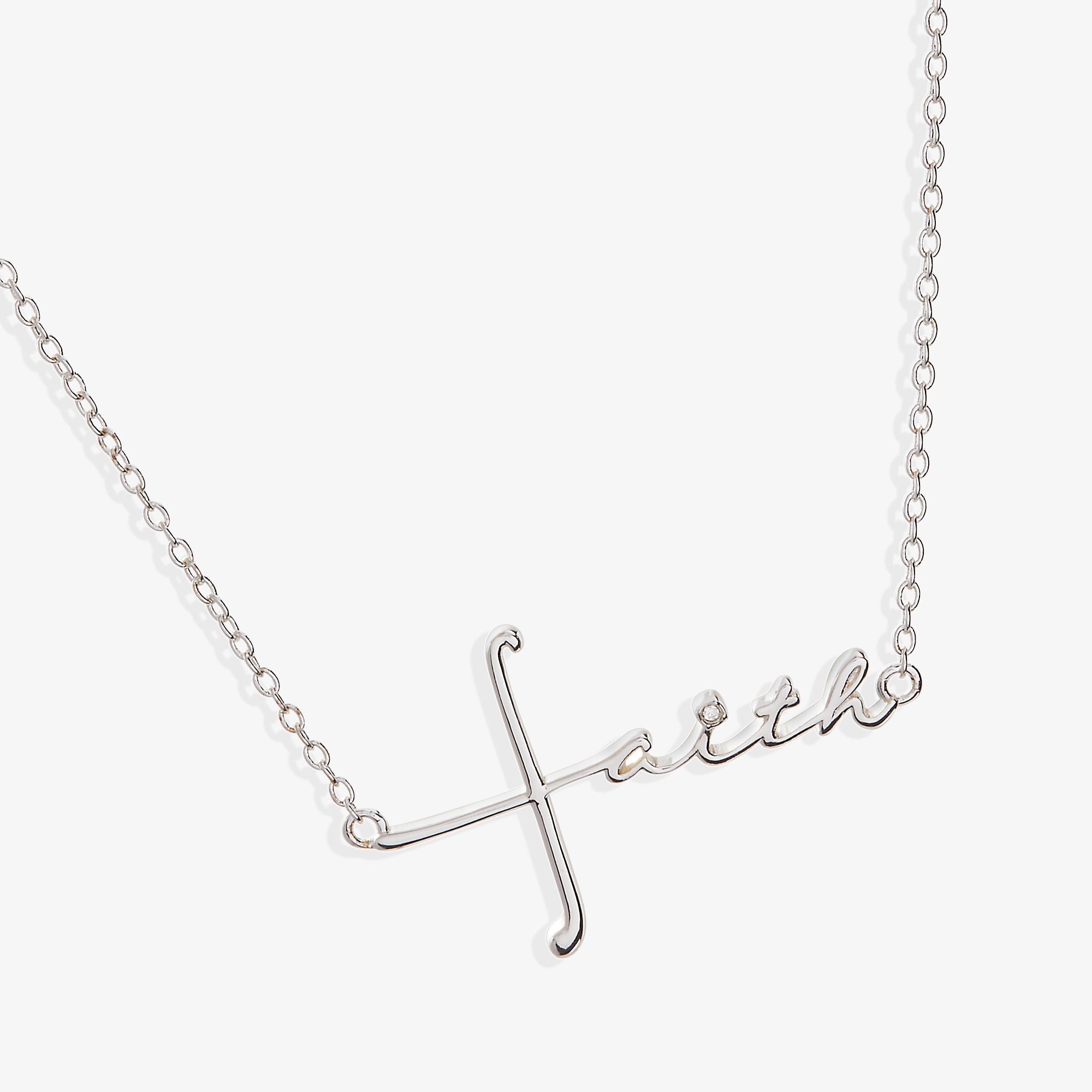 Faith Necklace Silver | Alex and Ani