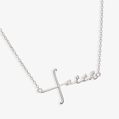 Faith Necklace Silver | Alex and Ani