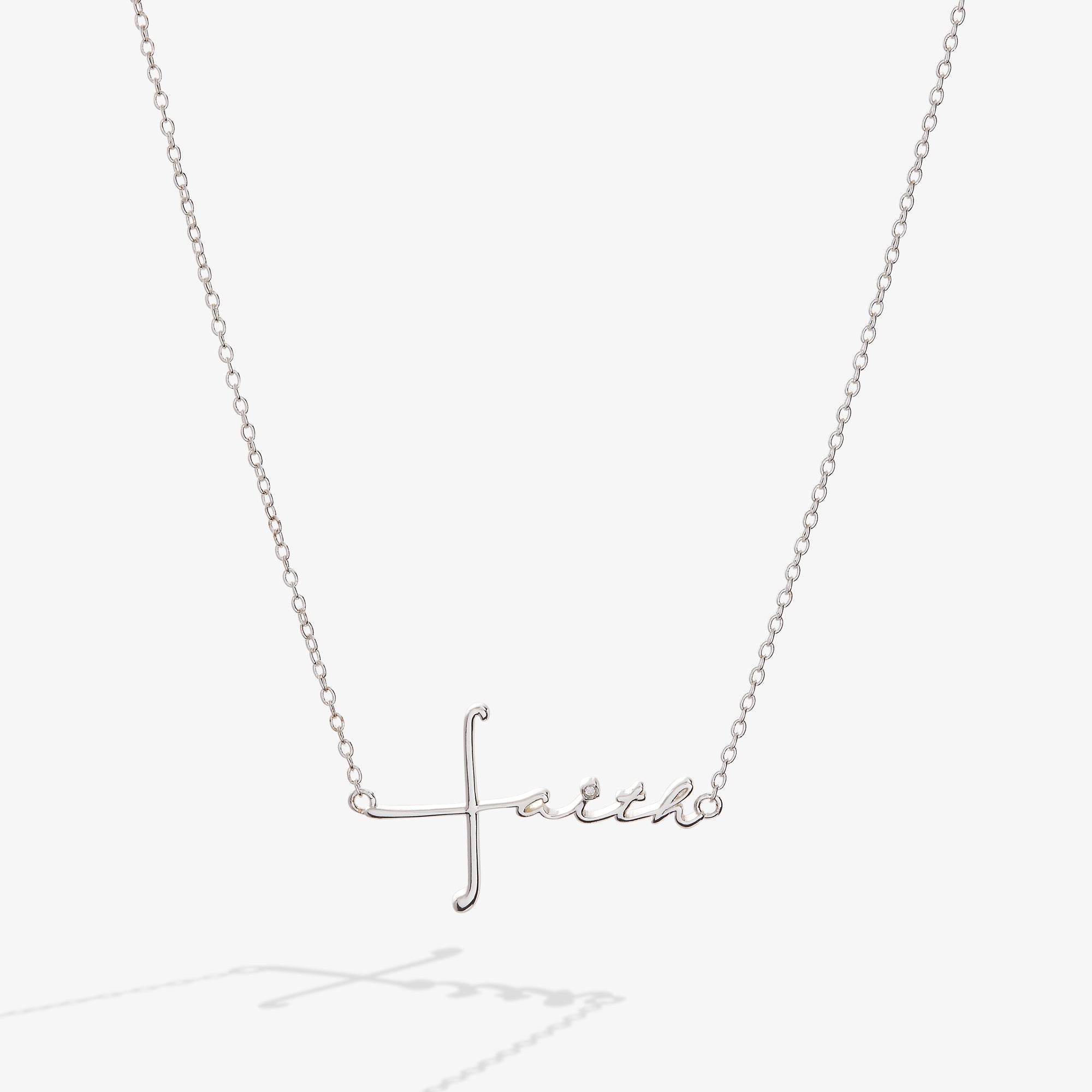 Faith Necklace Silver | Alex and Ani