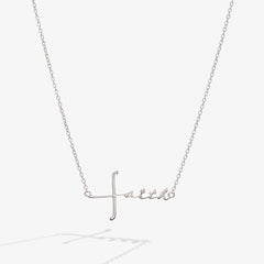 Faith Necklace Silver | Alex and Ani