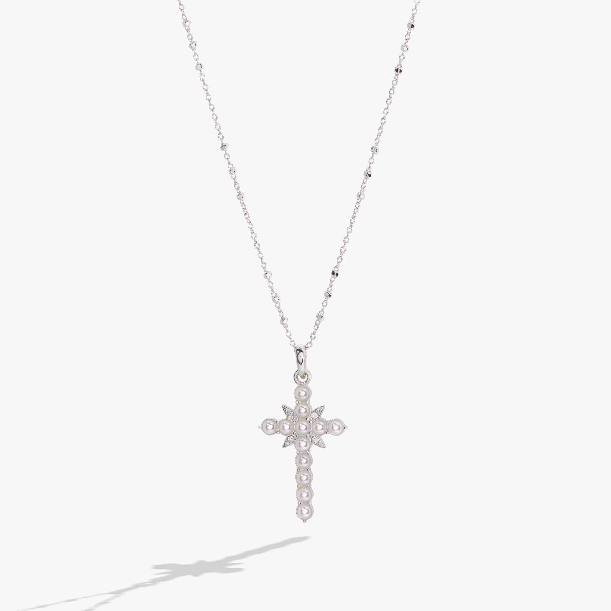 Divine Guides Cross Pendant Necklace Gold | Alex and Ani