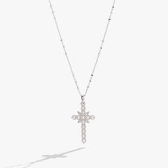 Divine Guides Cross Pendant Necklace Gold | Alex and Ani