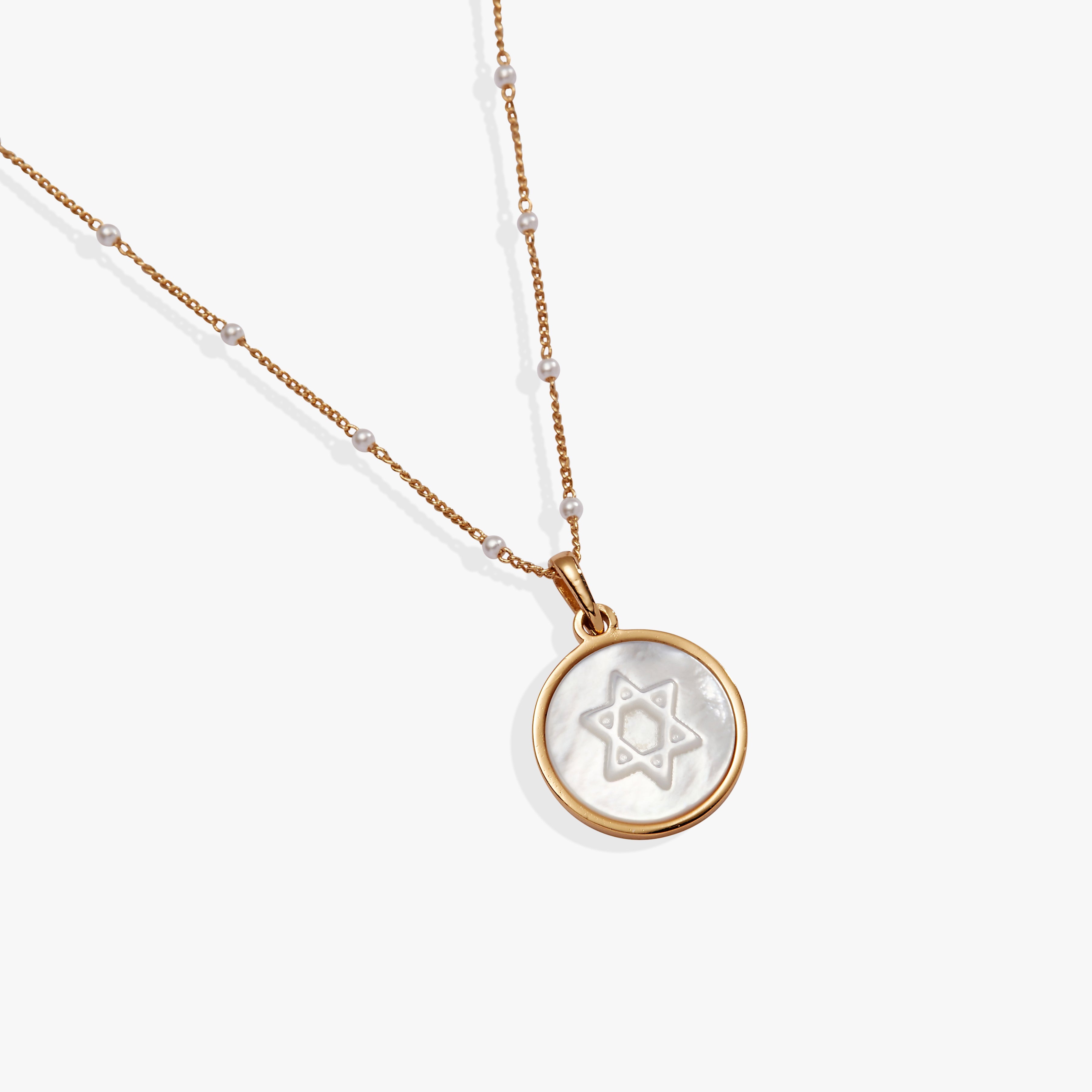 Divine Guides Star of David Pendant Necklace Gold | Alex and Ani