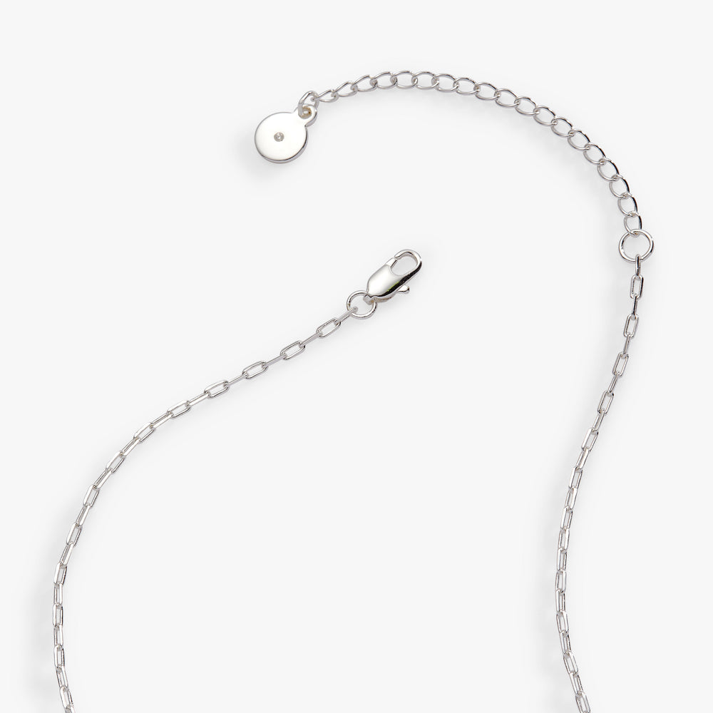 Faith and Family Rosette Pendant Necklace Silver | Alex and Ani