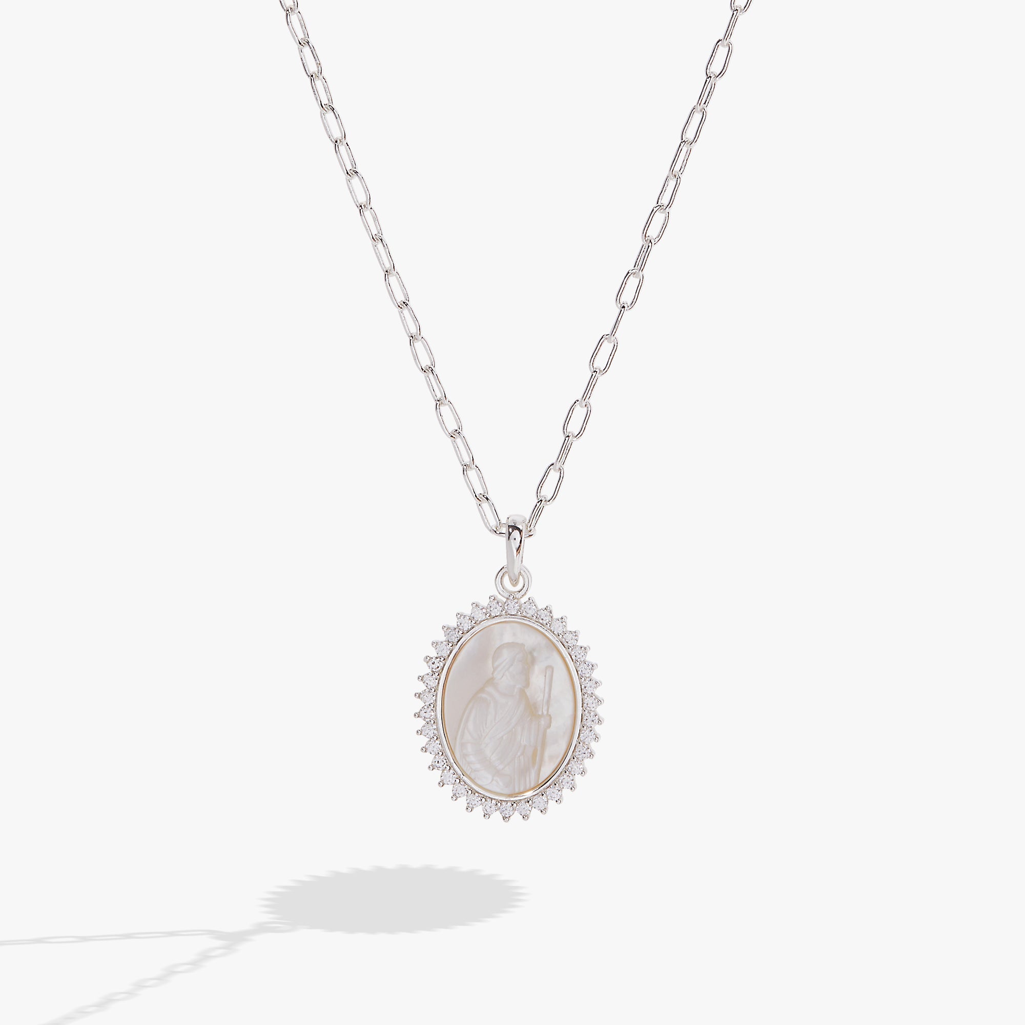 Divine Guides St. Christopher Pendant Necklace Gold | Alex and Ani