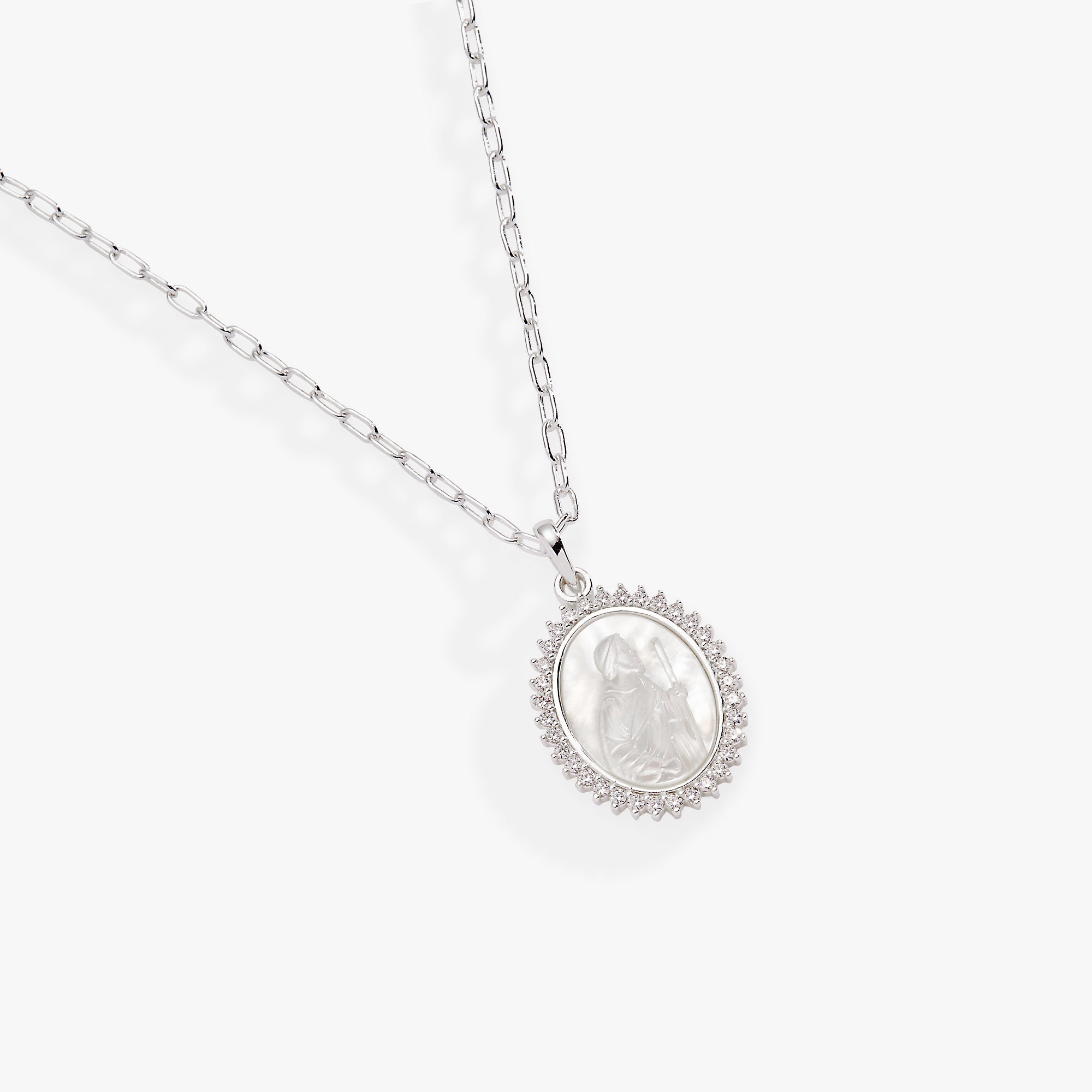 Divine Guides St. Christopher Pendant Necklace Gold | Alex and Ani