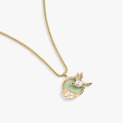 Hummingbird Gemstone Pendant Necklace Gold | Alex and Ani