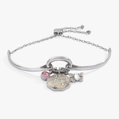 Transformation Trio Interchangeable Charm Bracelet Stainless Steel Silver | Alex and Ani