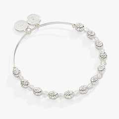 Pumpkin + Crystal Beaded Bangle Gold | Alex and Ani