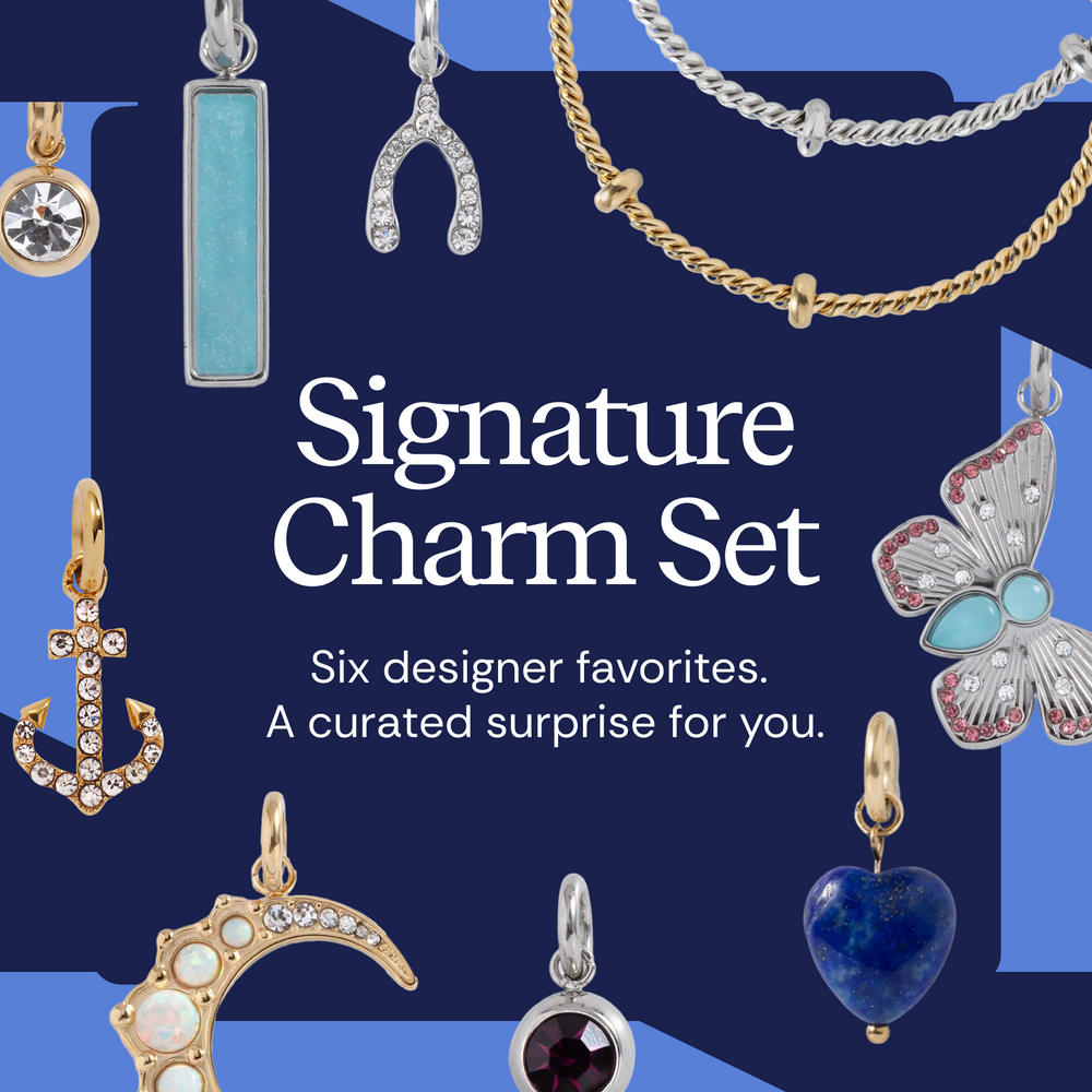 Signature Charm Set Gold | Alex and Ani