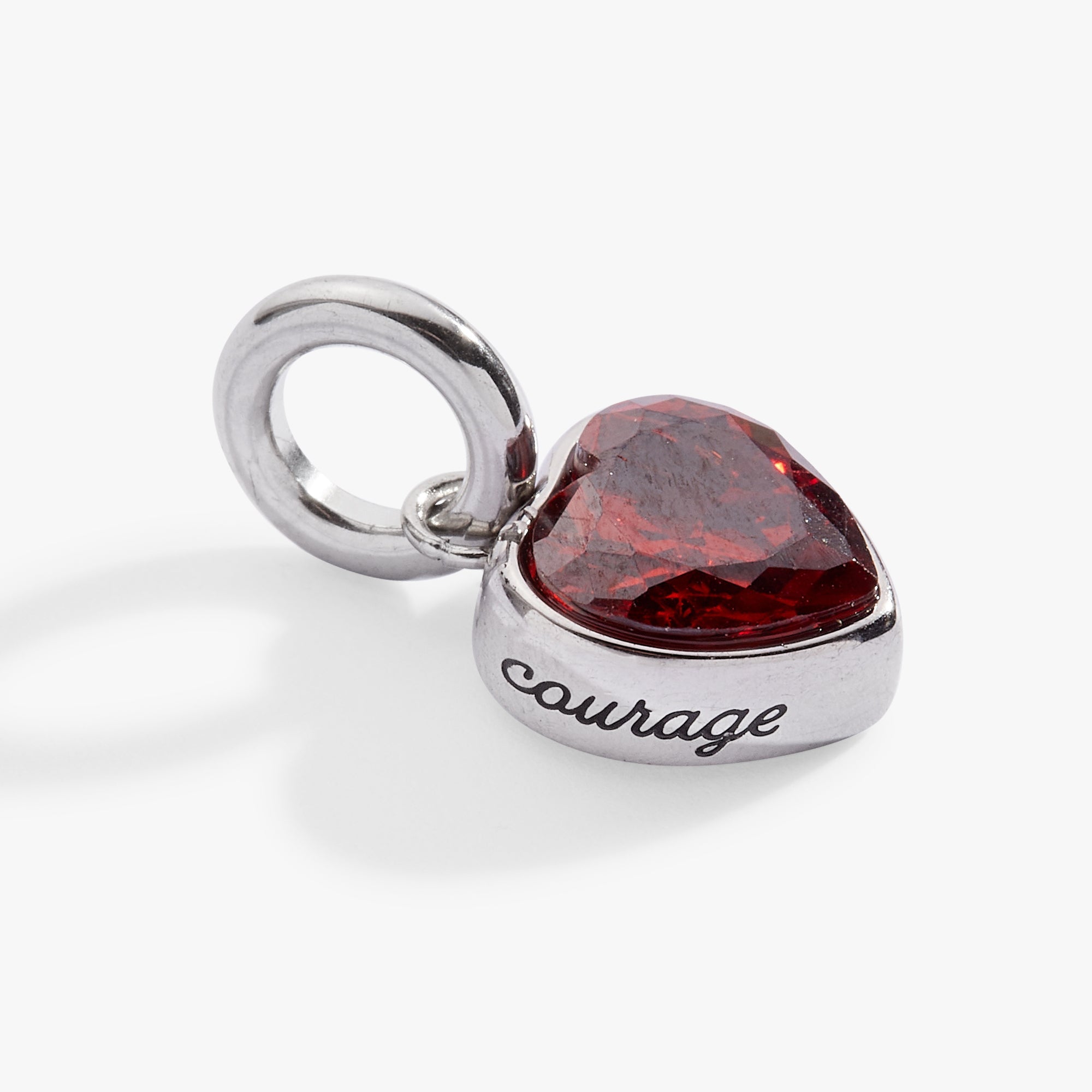 Courage' Heart Birthstone Charm-JAN Stainless Steel Gold | Alex and Ani