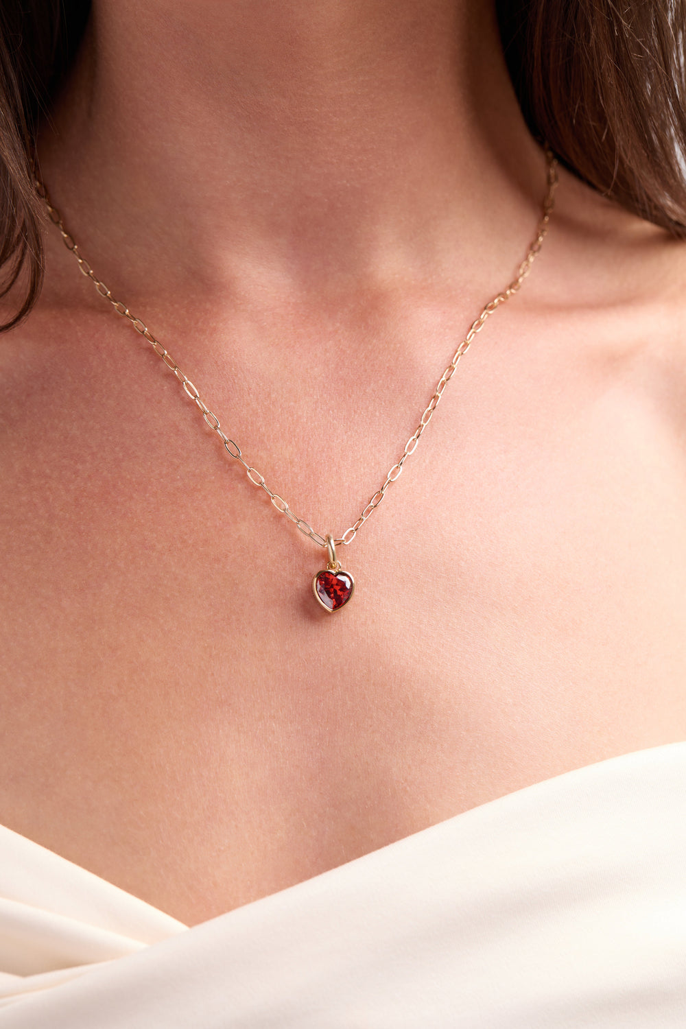 Courage' Heart Birthstone Charm-JAN Stainless Steel Gold | Alex and Ani