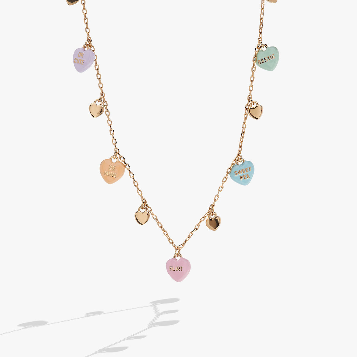 Sweethearts necklace- multicharm Gold | Alex and Ani