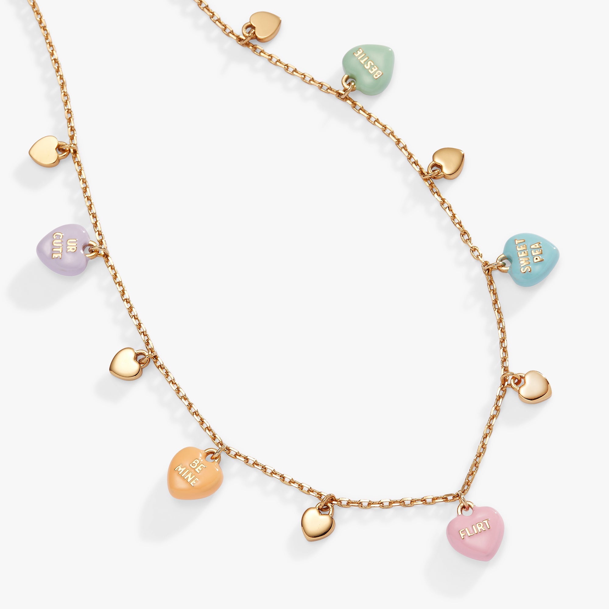 Sweethearts necklace- multicharm Gold | Alex and Ani