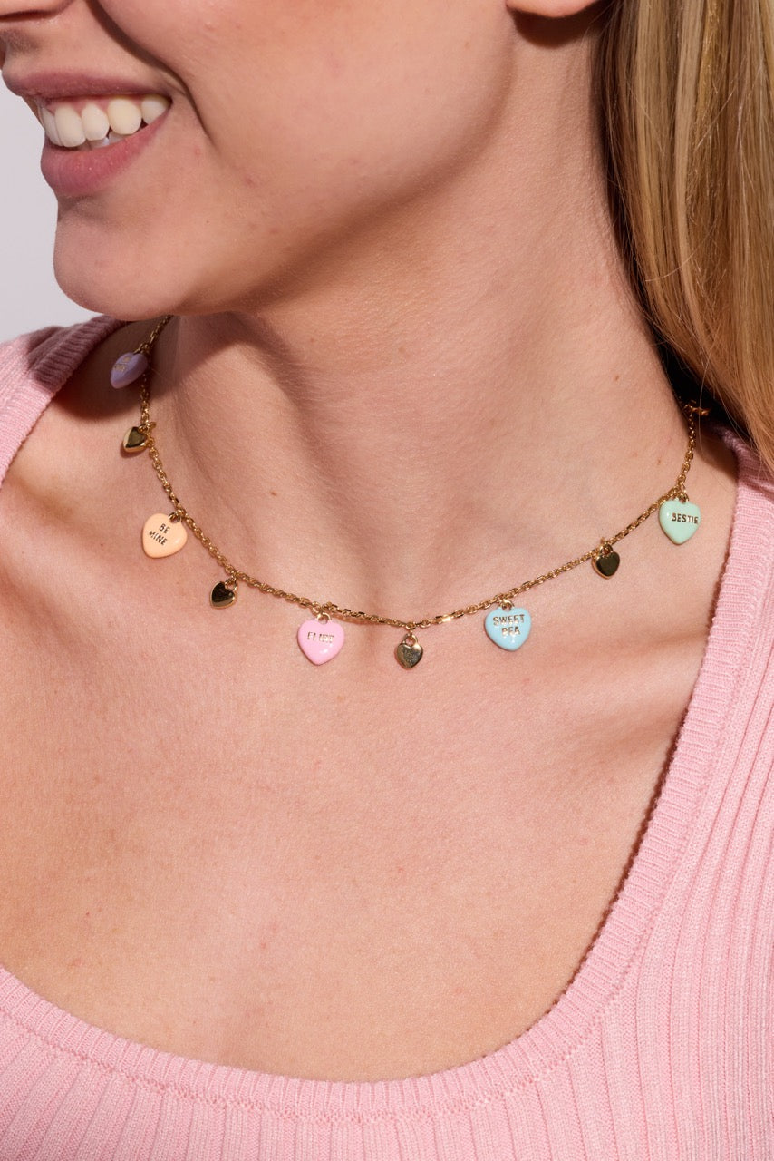Sweethearts necklace- multicharm Gold | Alex and Ani