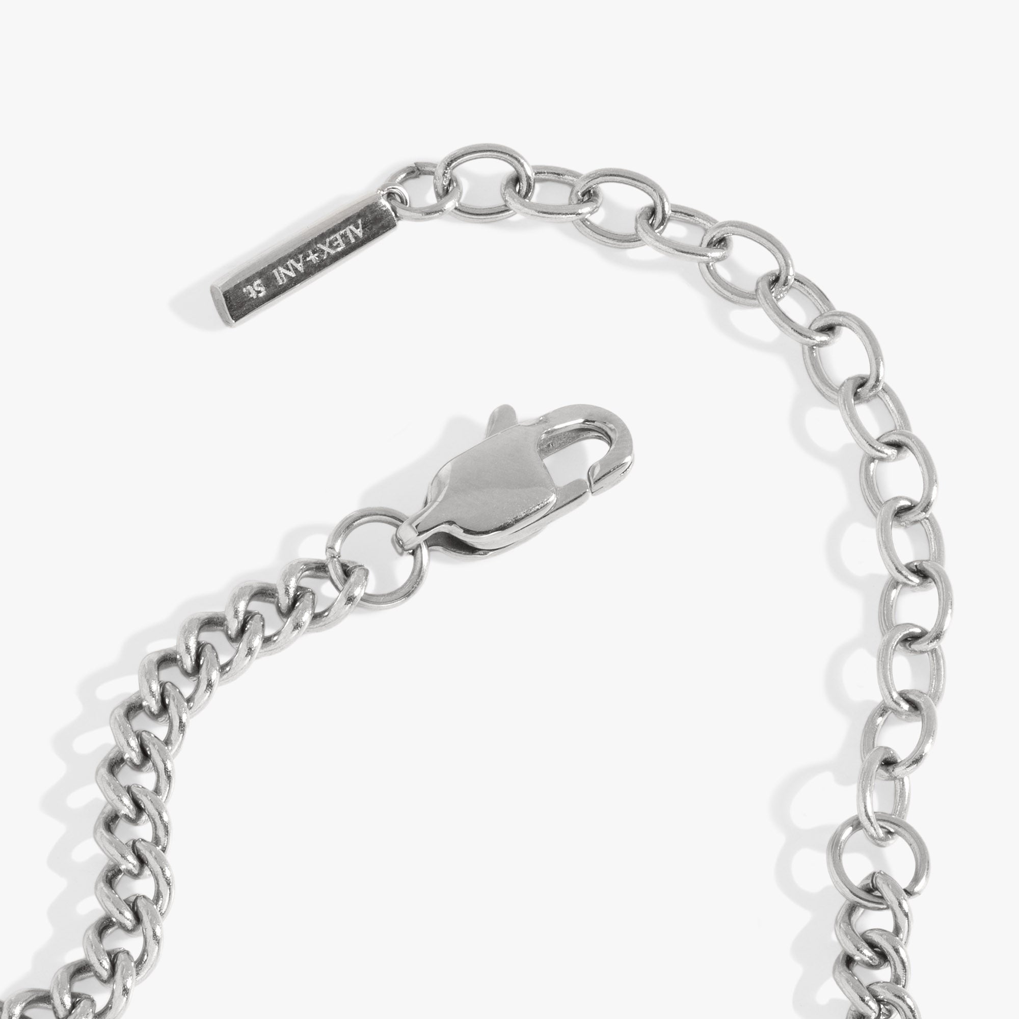 Oui/Non Heart Inline Bracelet Stainless Steel Gold | Alex and Ani