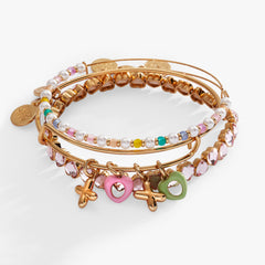 XOXO EWB, Set of 3 Gold | Alex and Ani
