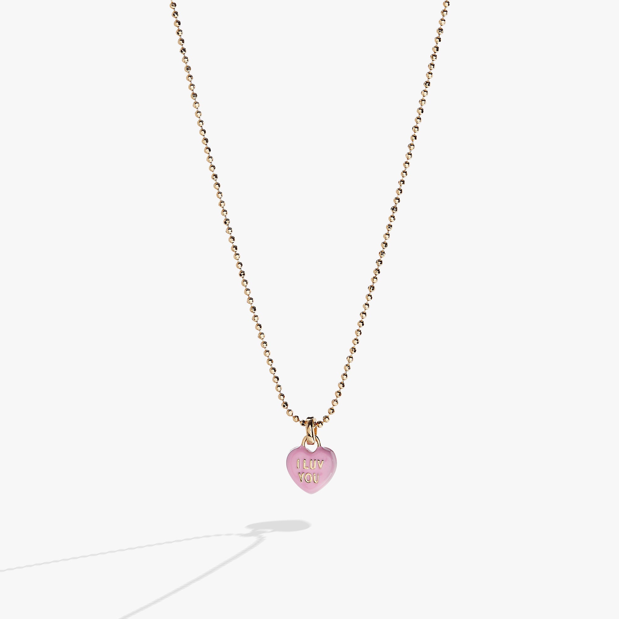 Sweethearts Tough Questions-neck I luv you Gold | Alex and Ani
