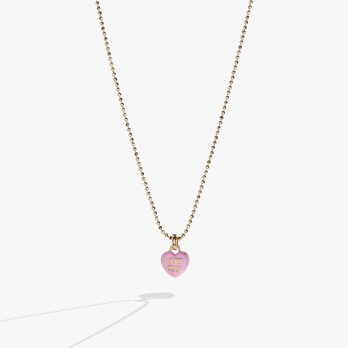 Sweethearts Tough Questions-neck I luv you Gold | Alex and Ani