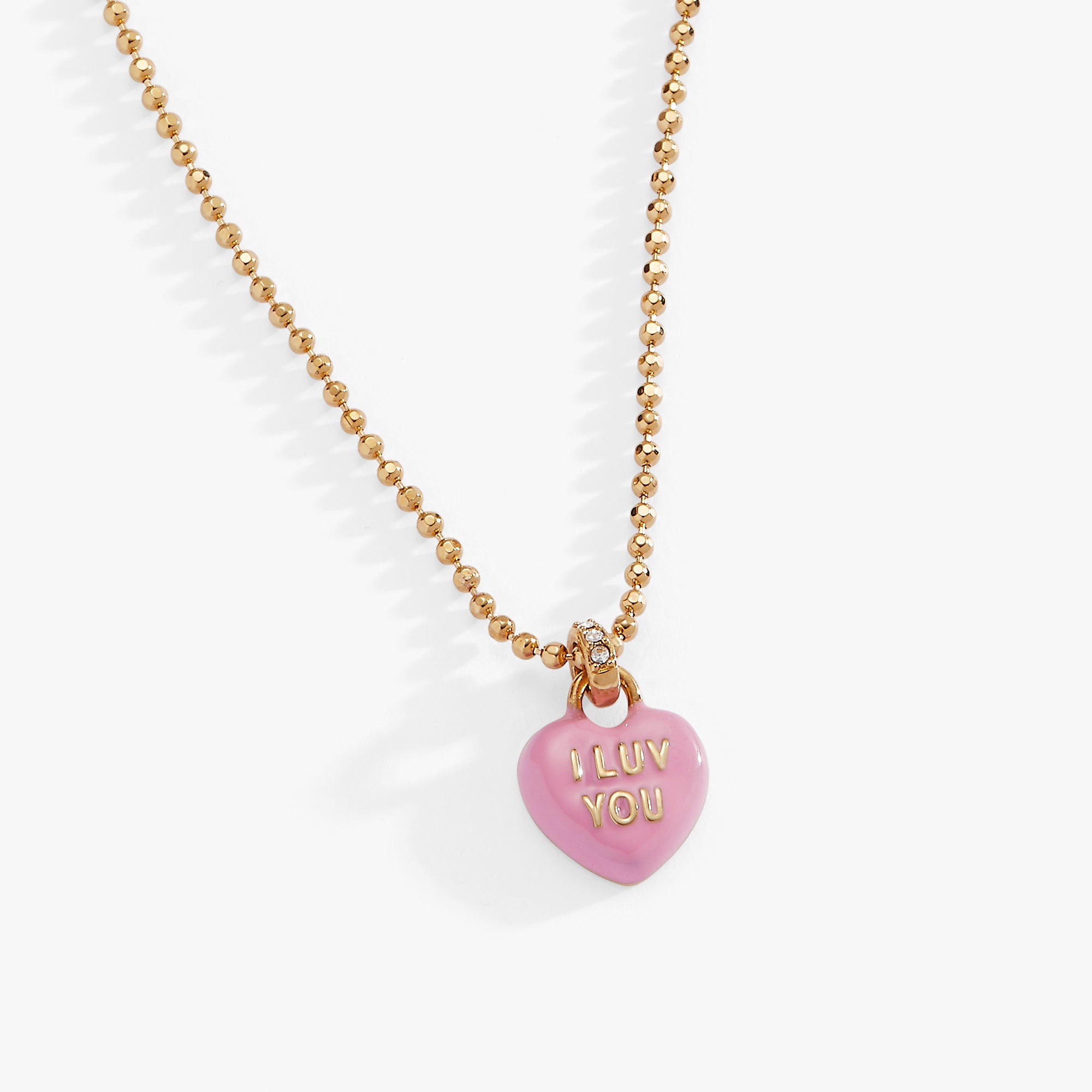 Sweethearts Tough Questions-neck I luv you Gold | Alex and Ani