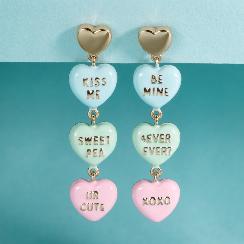 Sweethearts statement earring Gold | Alex and Ani