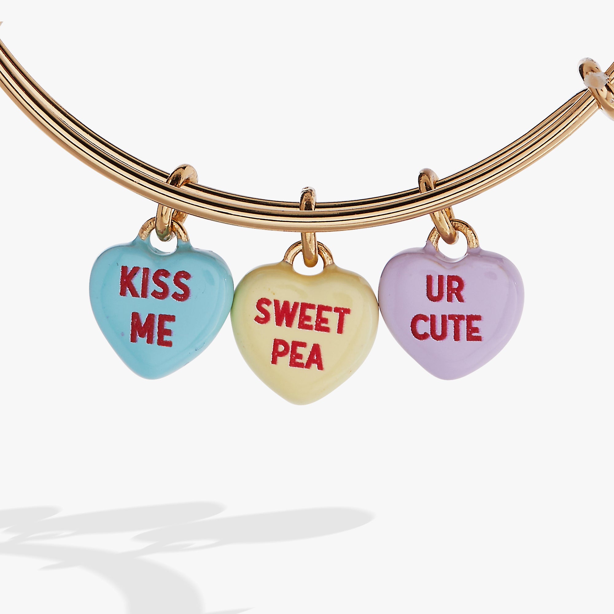 Sweethearts EWB-Multi hearts Gold | Alex and Ani