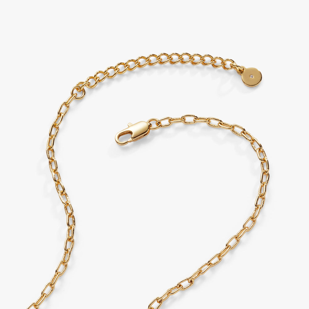 Love and Luck Wheel Charm Necklace Gold | Alex and Ani