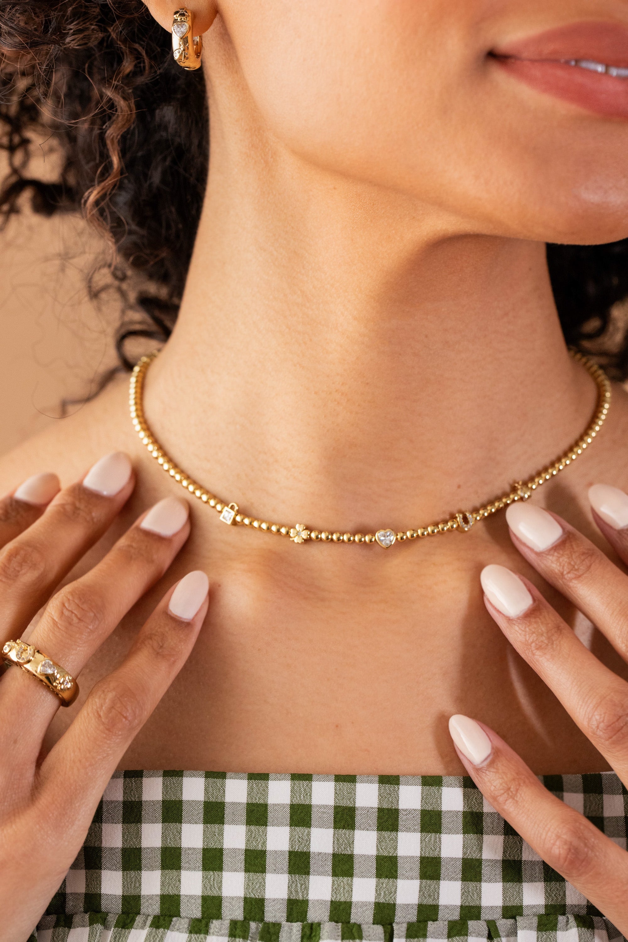 Love and Luck Tennis Necklace Gold | Alex and Ani