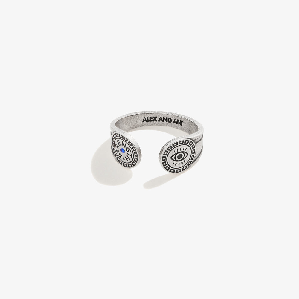 Motivation Evil Eye Ring Wrap Rafaelian Silver | Alex and Ani