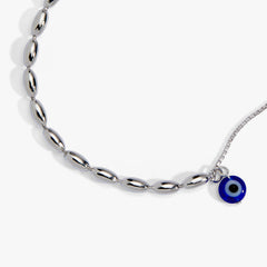 Evil Eye Pull Chain Bracelet - Alex and Ani Sterling Silver | Alex and Ani