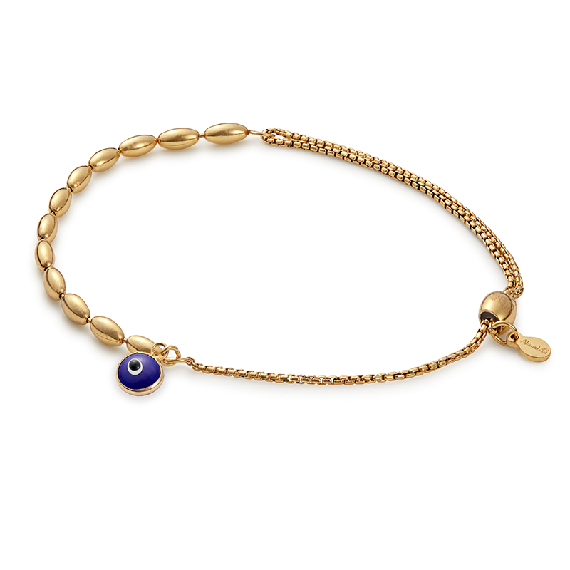 Evil Eye Pull Chain Bracelet - Alex and Ani Sterling Silver | Alex and Ani