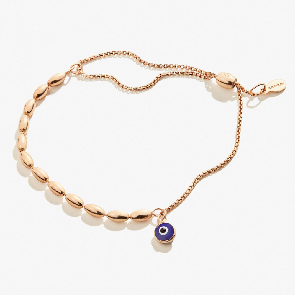 Evil Eye Pull Chain Bracelet - Alex and Ani Sterling Silver | Alex and Ani