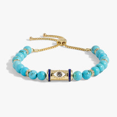 Evil Eye Bolo Bracelet Gold | Alex and Ani