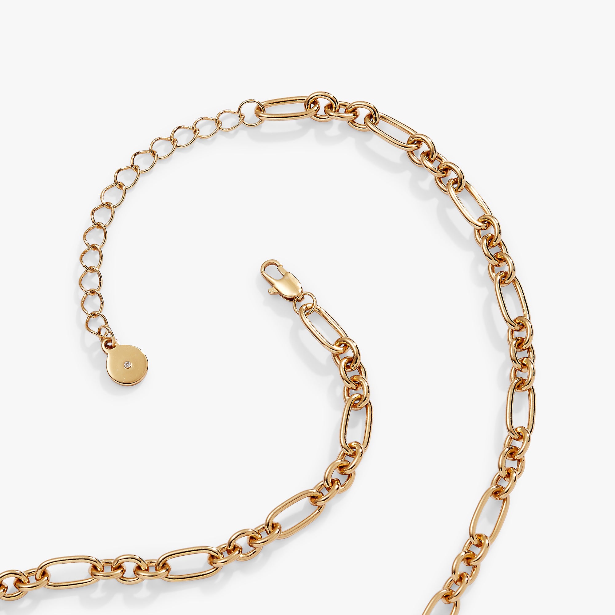Lucky Four Lear Clover Charm Necklace Gold | Alex and Ani