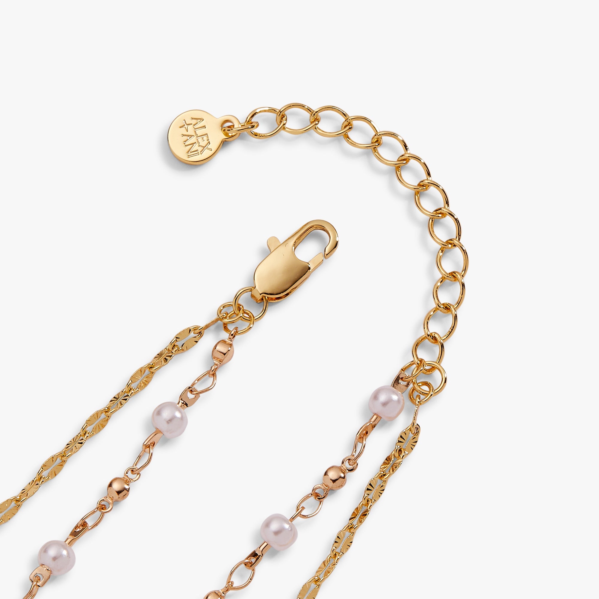 Festival Double Strand Butterfly Bracelet Gold | Alex and Ani