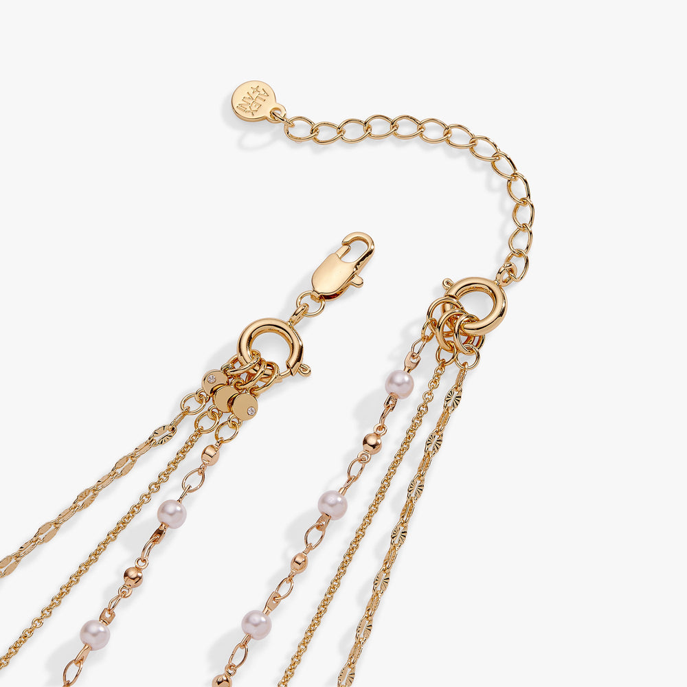 Festival Stranded Butterfly Necklace Gold | Alex and Ani