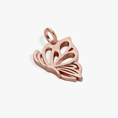 Goliath Openwork Butterfly Charm Rose Silver | Alex and Ani