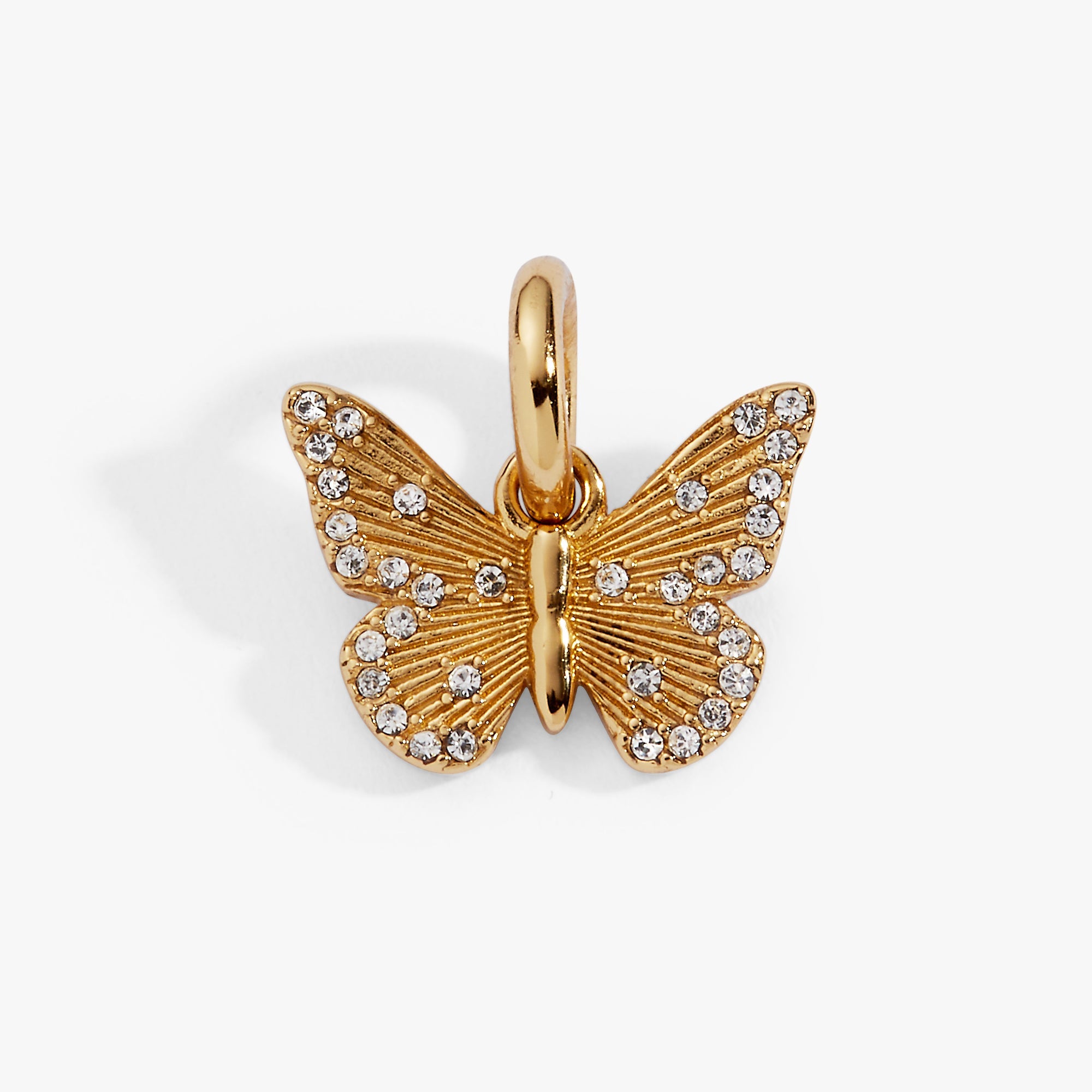 Butterfly + Crystal Interchangeable Charm Gold | Alex and Ani
