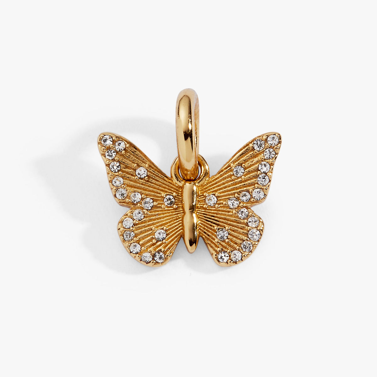 Butterfly + Crystal Interchangeable Charm Gold | Alex and Ani
