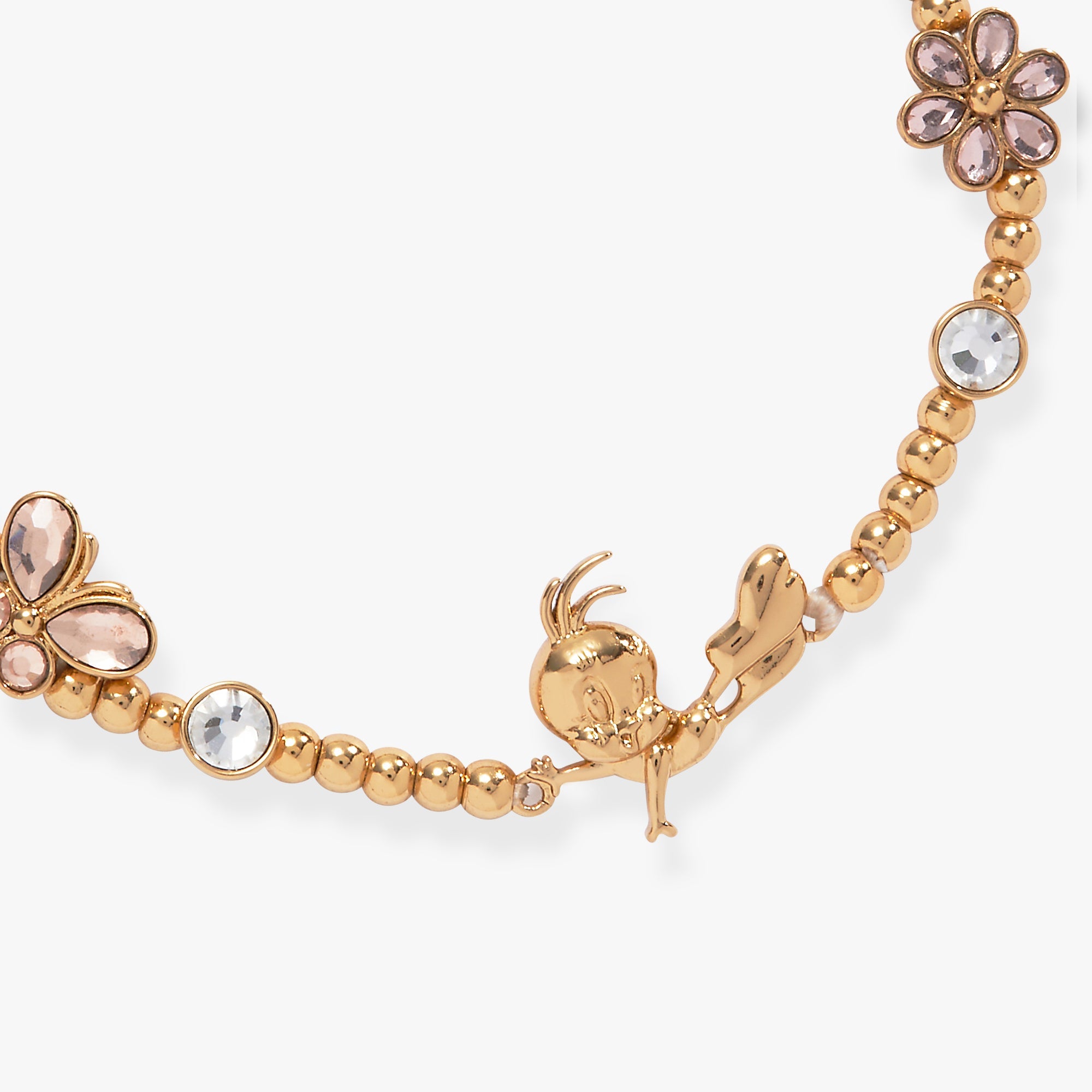 Looney Tunes - Tweety Beaded Stretch Bracelet Gold | Alex and Ani