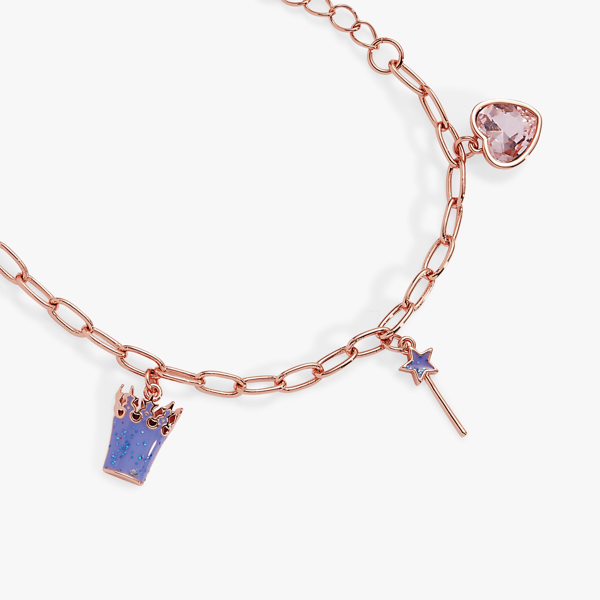 The Wizard of Oz™ Good Witch Charm Bracelet Rose Gold | Alex and Ani