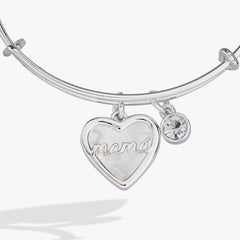 Mama Heart Charm Bangle Gold | Alex and Ani