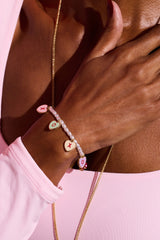 Sweethearts® Pearl ‘XOXO’ Charm Bracelet Gold | Alex and Ani