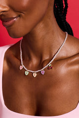 Sweethearts® Pearl ‘XOXO’ Charm Necklace Gold | Alex and Ani