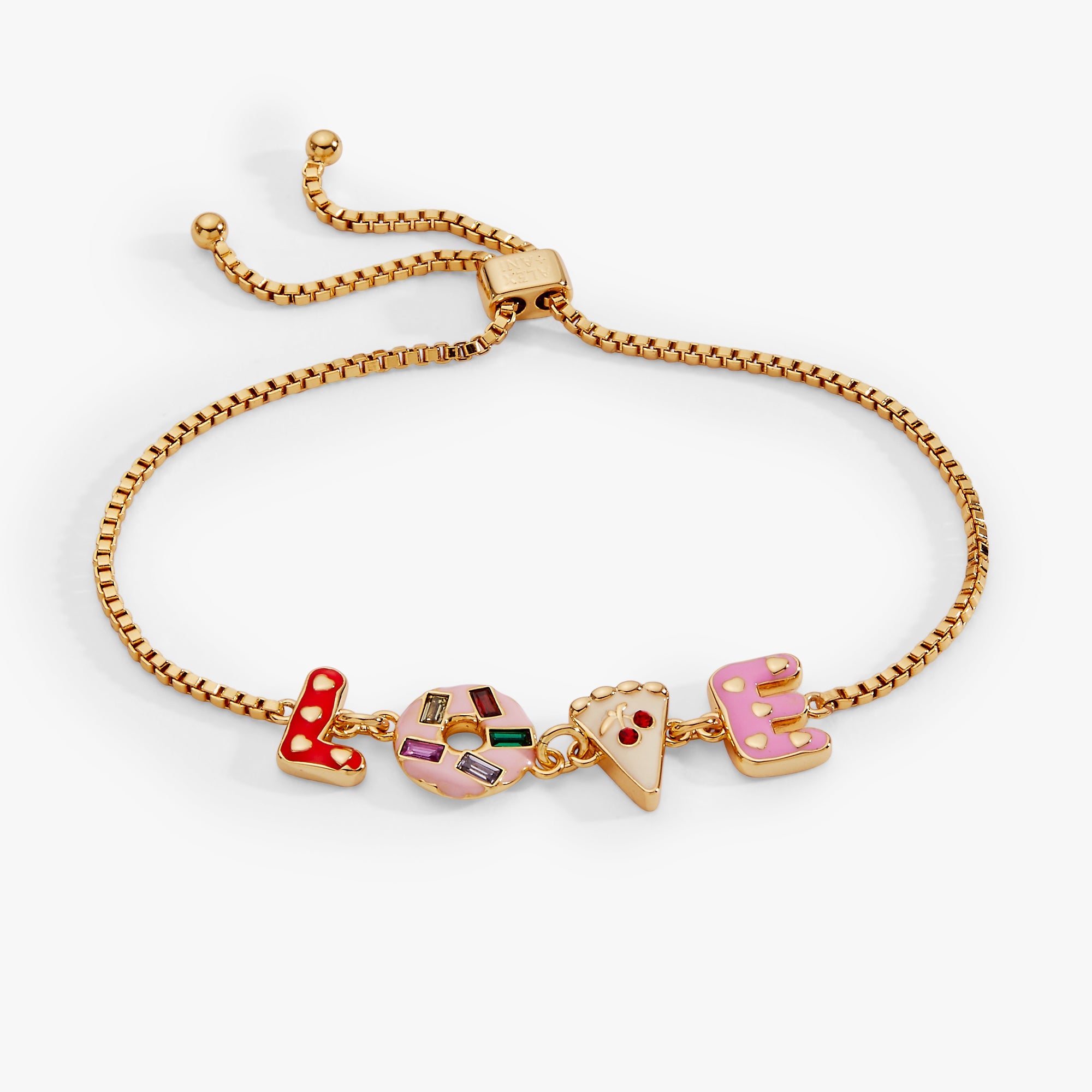 Sweet Shop LOVE Bolo Bracelet Gold | Alex and Ani