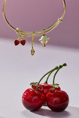 My Cherry Amour Multi Charm EWB Gold | Alex and Ani